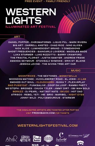 Western Lights Illuminated Art Festival