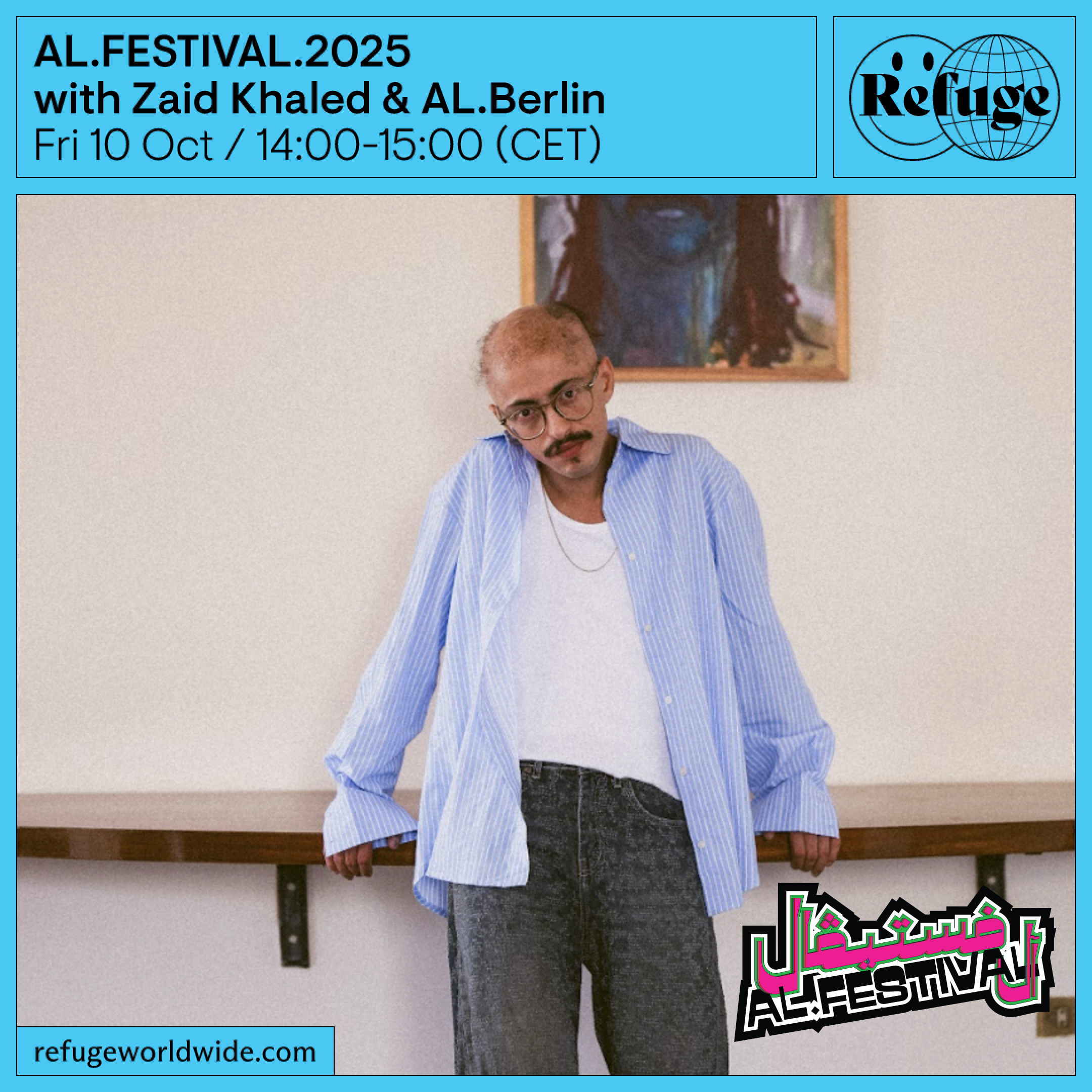 AL.FESTIVAL takeover at Refuge Worldwide 10.10 14:00