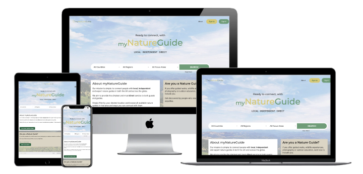myNatureGuide Website Build