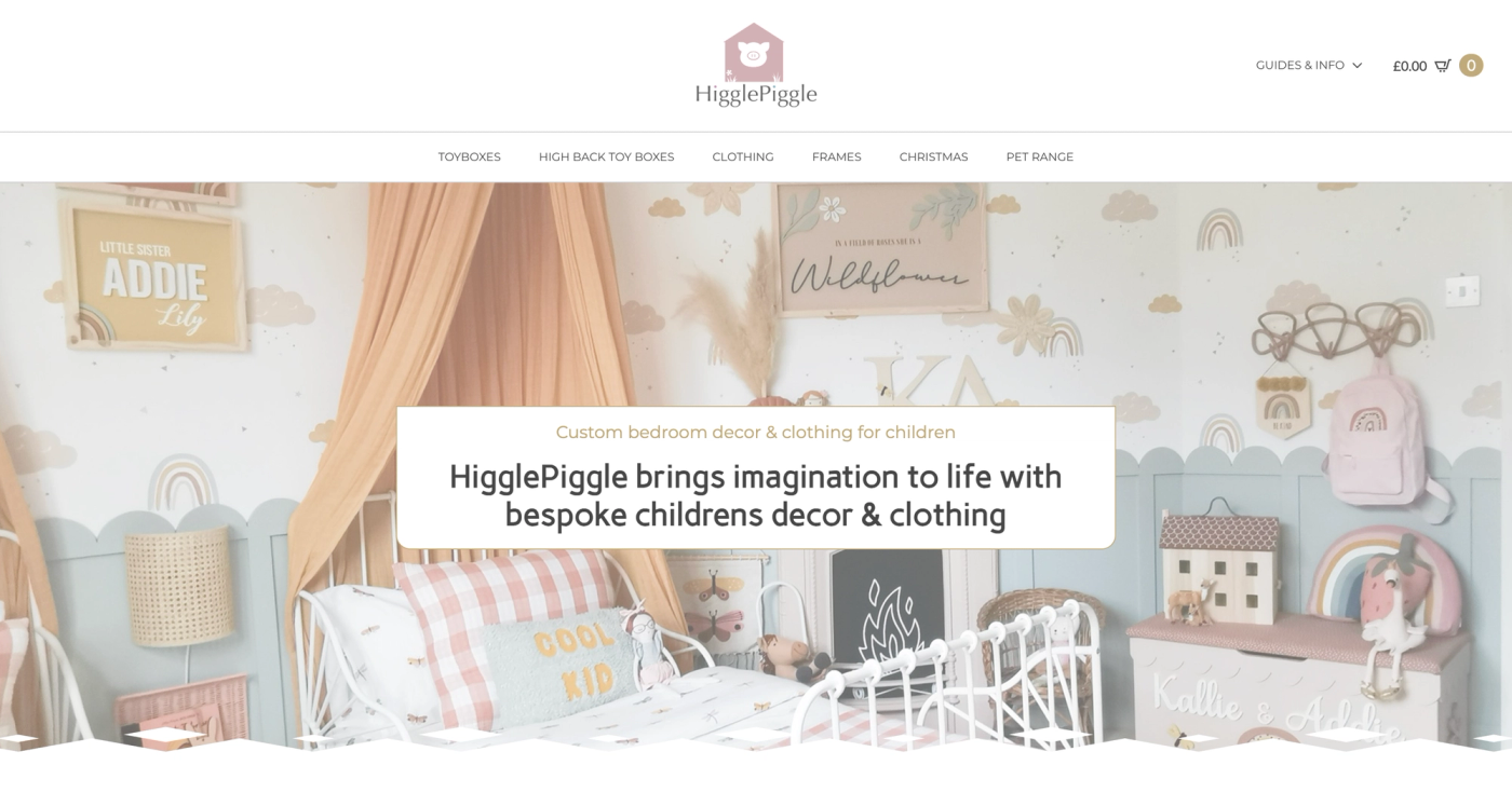 HigglePiggle Hero Section