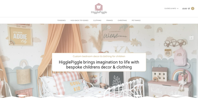 HigglePiggle Hero Section