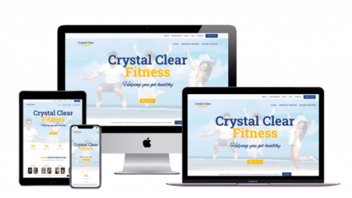 Personal training and fitness website