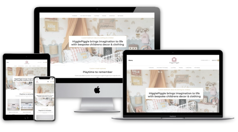 HigglePiggle Local Ecommerce Business Website Build