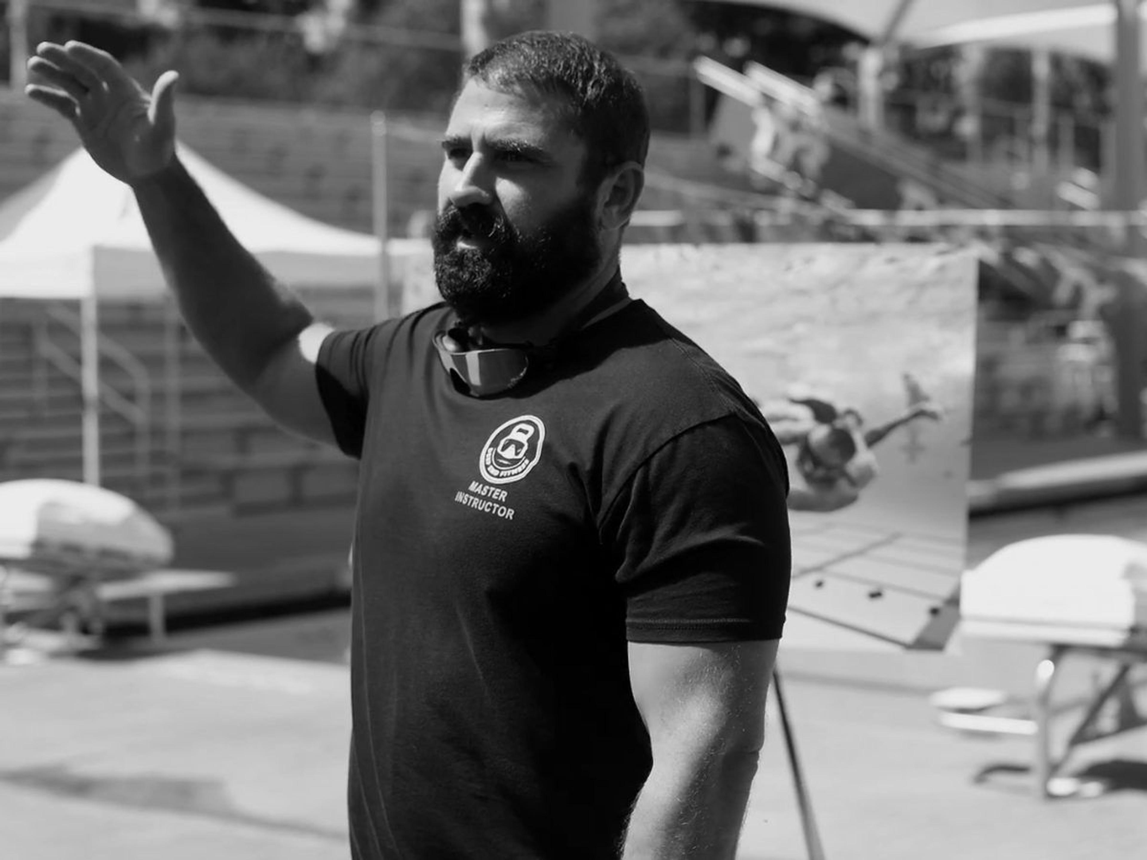 Prime Hall leads a facilitated Experience Camp Pendleton team session