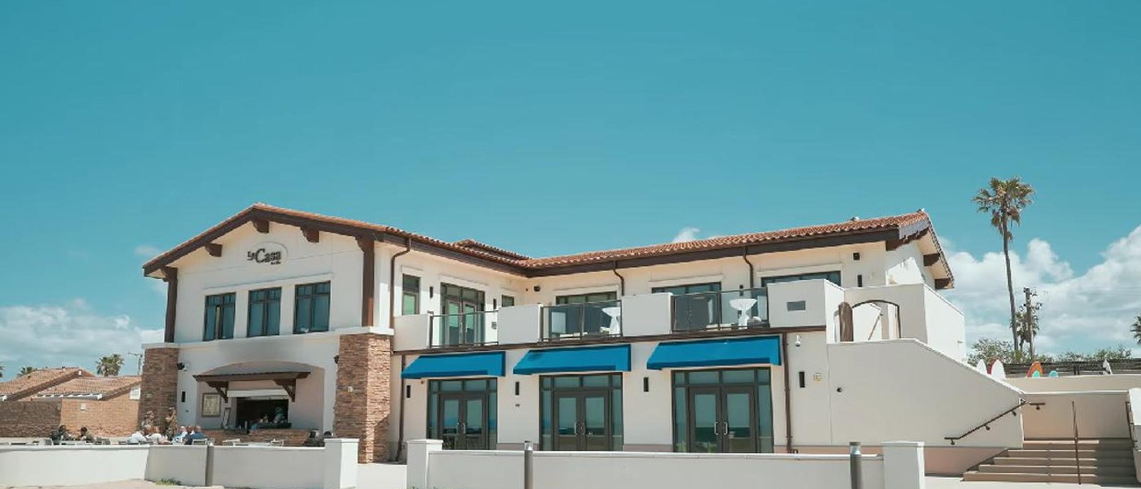 La Casa Del Mar at Camp Pendleton, viewed from the sand