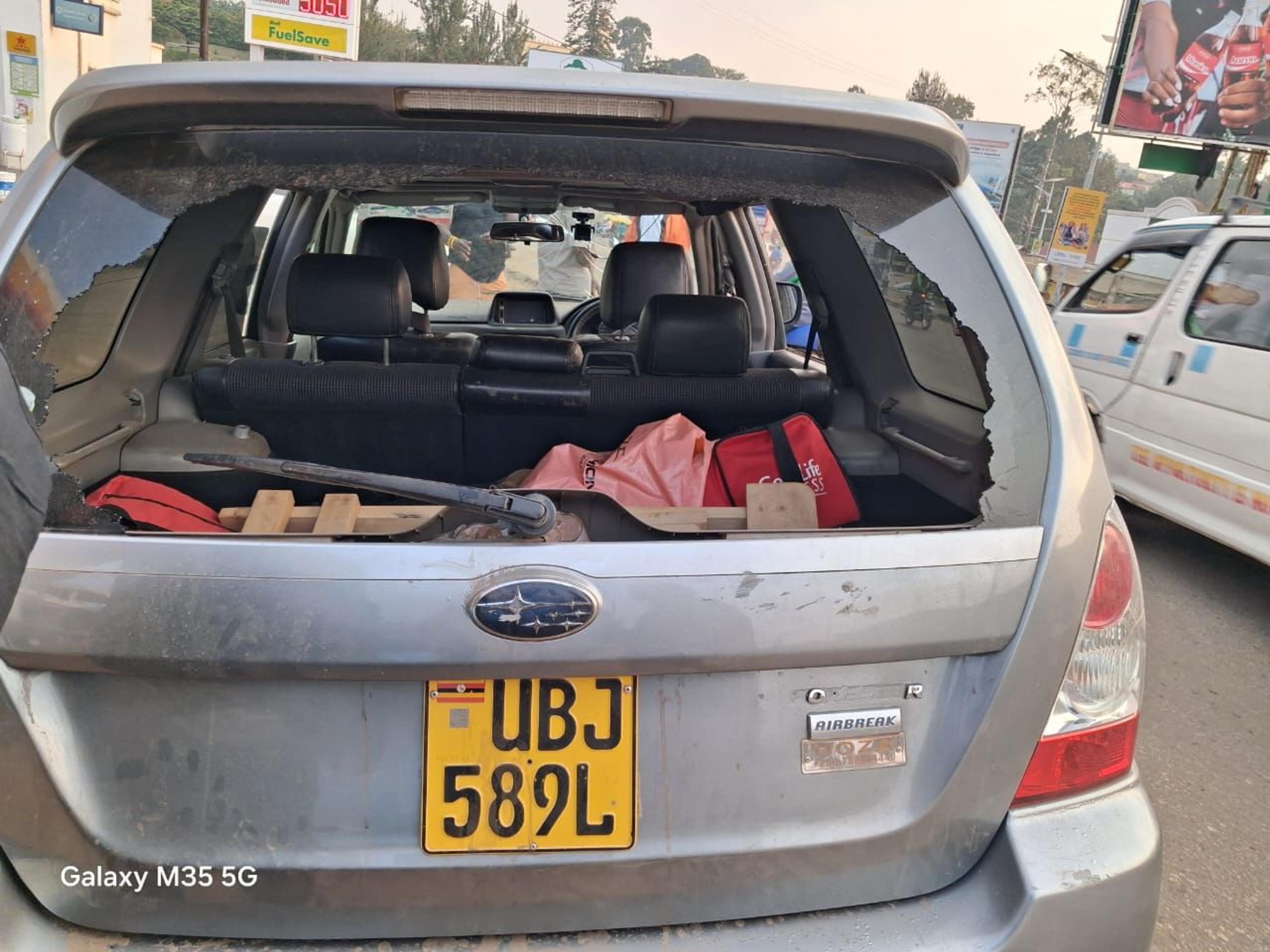 Chaos in Fort Portal rally: Two dead, cars and fans attacked