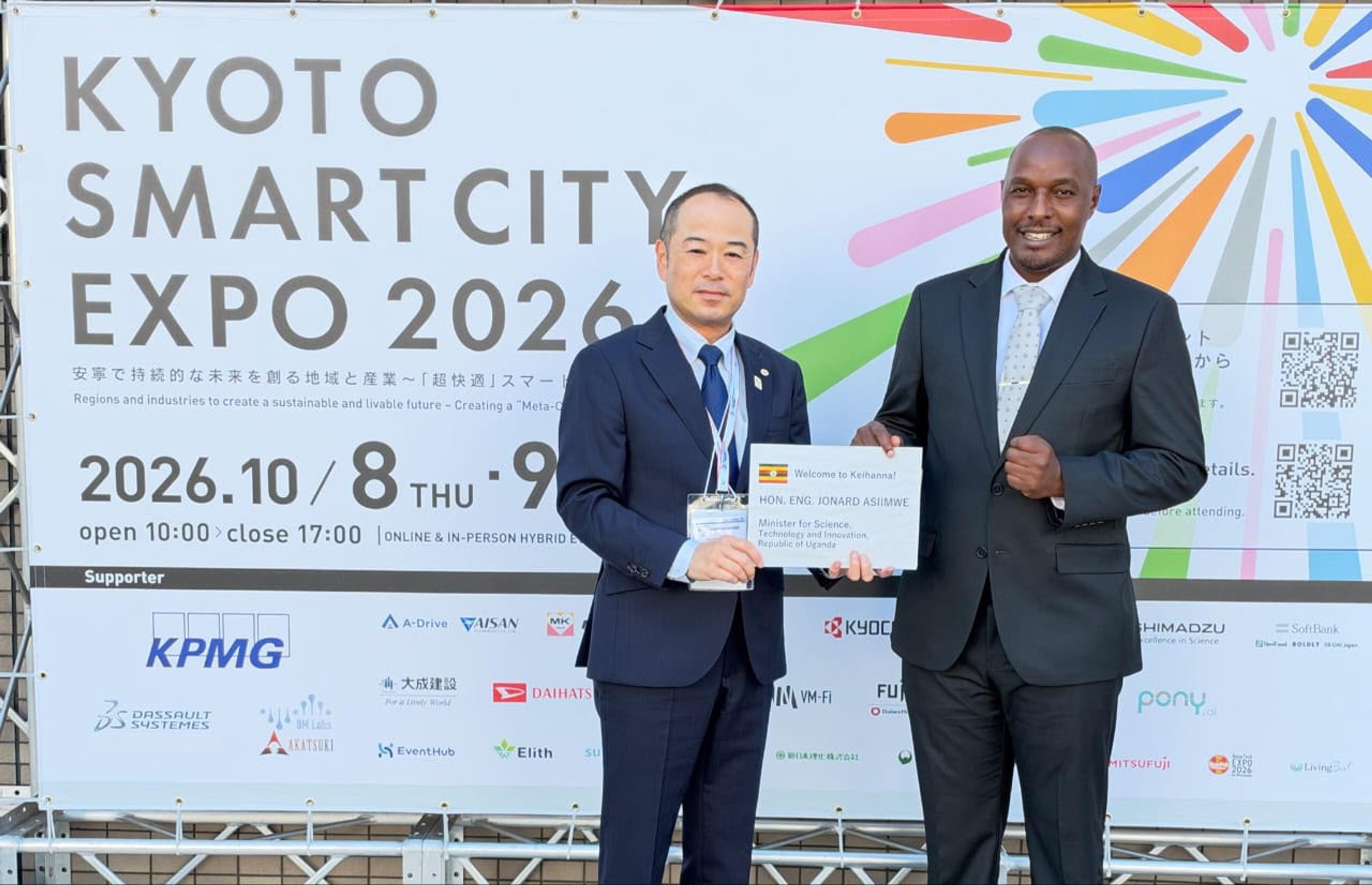 Uganda’s science minister explores Japan partnerships at Kyoto Smart City Expo
