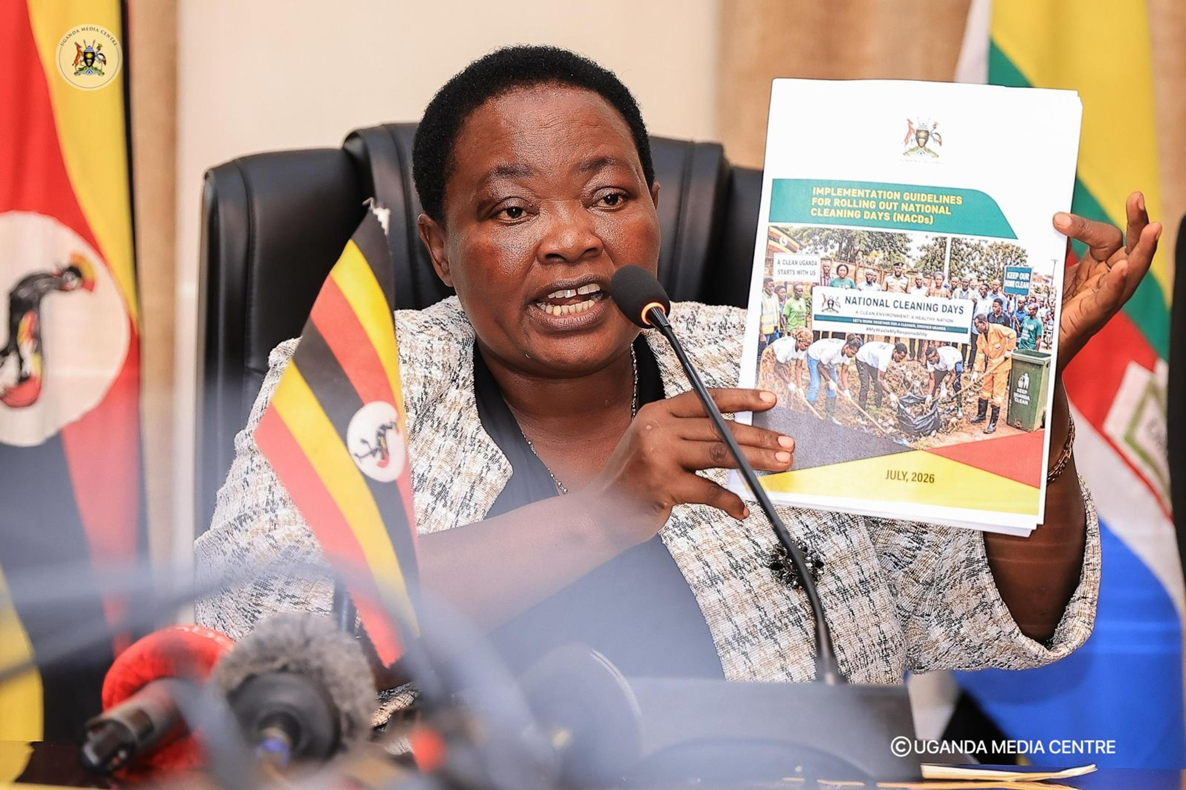 Broom in hand, PM Nabbanja leads Uganda into round two of national cleaning day