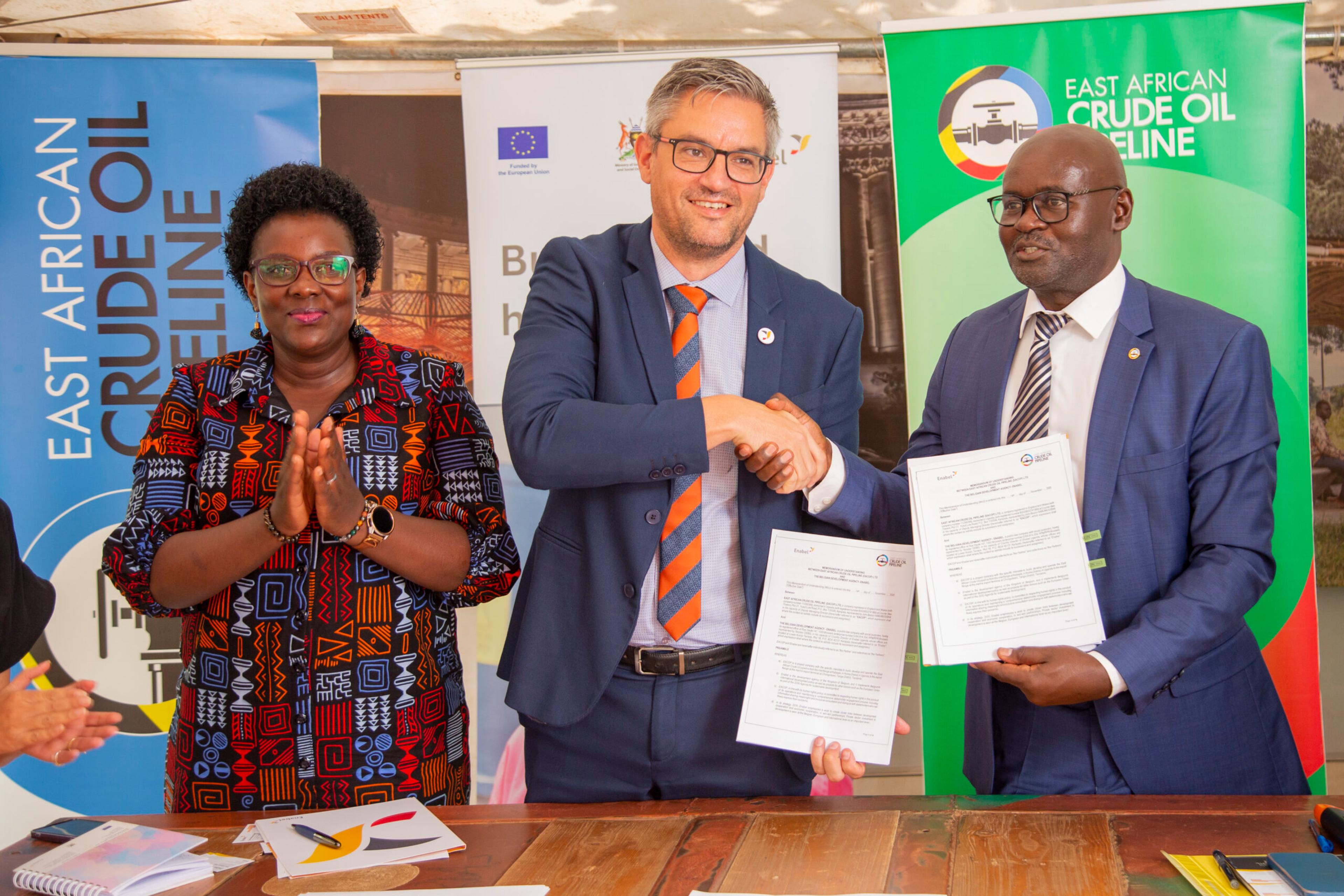 Human rights take spotlight as EACOP, Enabel sign new deal