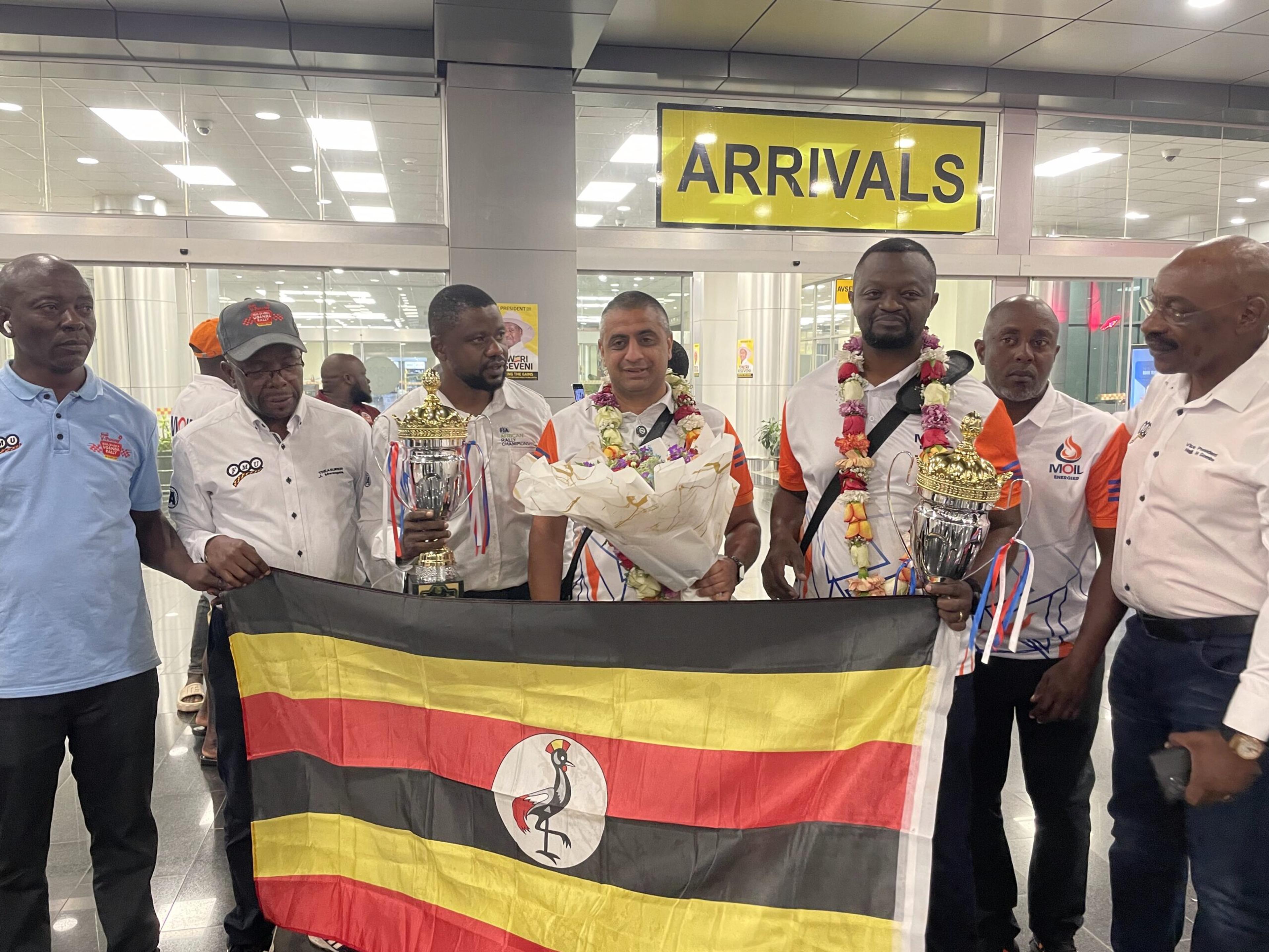 Yasin Nasser receives heroic welcome after historic African Rally Championship victory