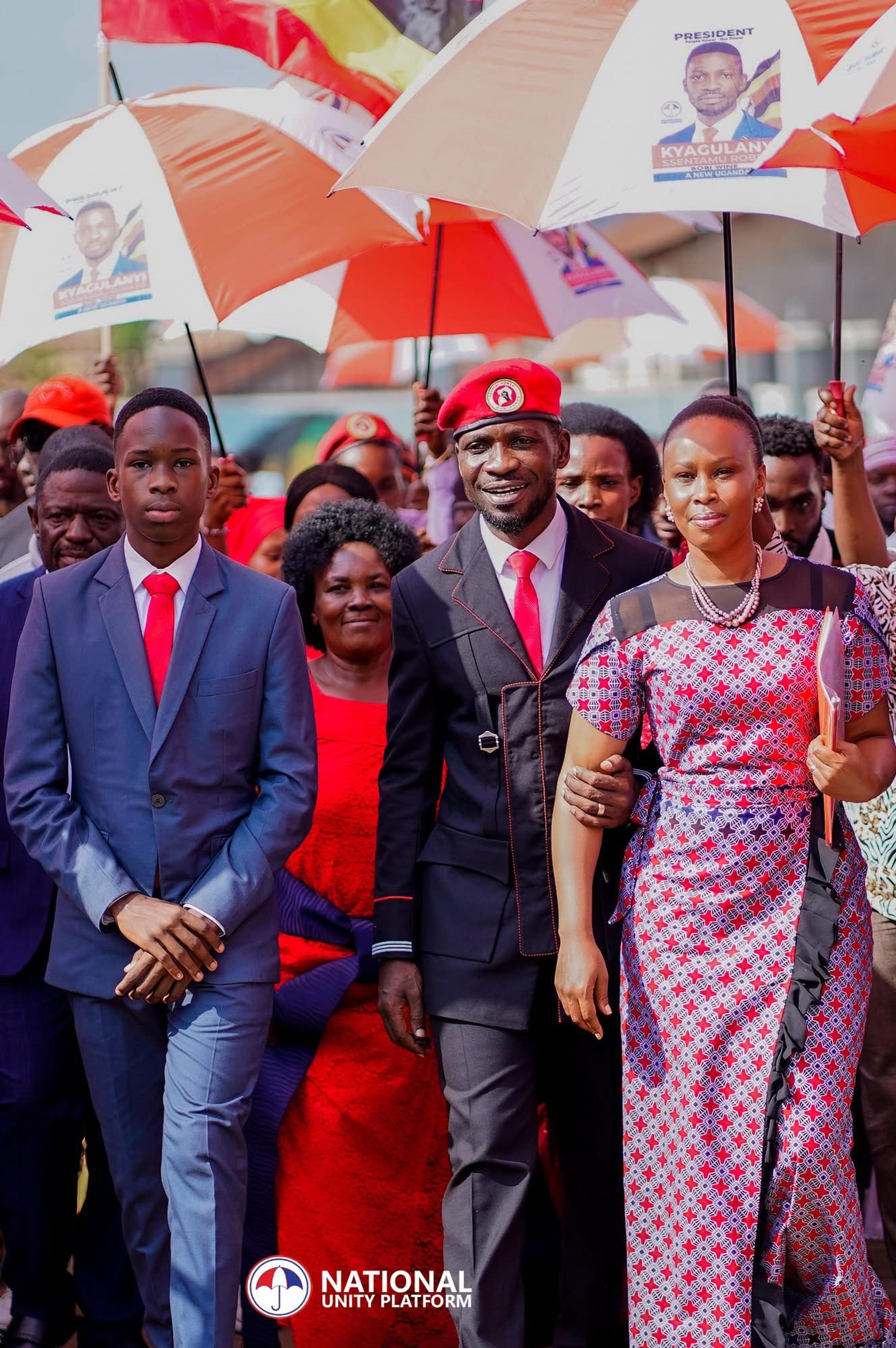 Bobi Wine declares 2026 presidential bid, accompanied by families of detained and missing supporters