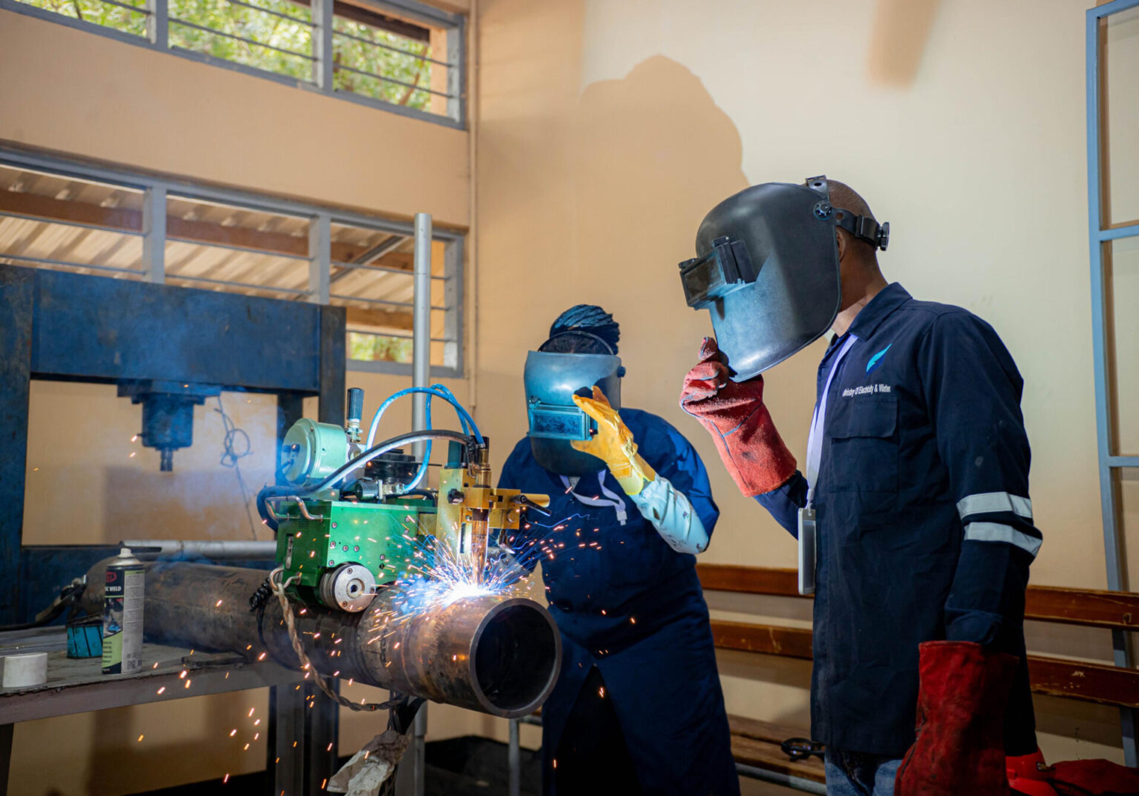Behind EACOP's pipeline, a quieter fight: Getting women into the welding bay