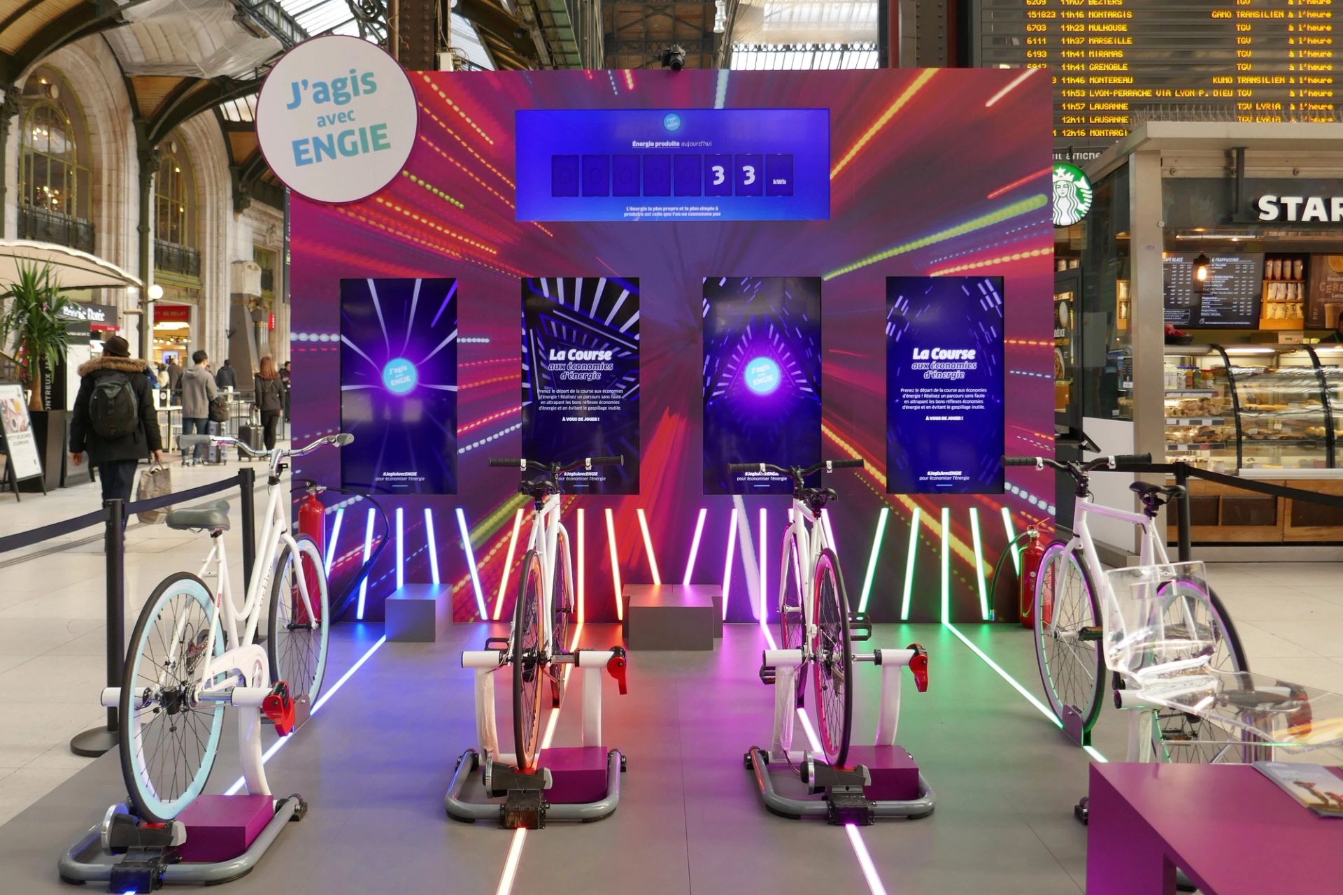Stand de jeu interactif 