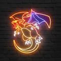 Miniature Néon Dracaufeu - Néon personnalisé