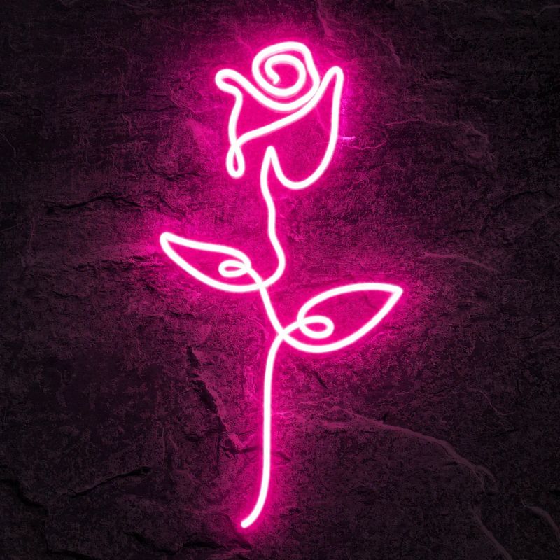 Néon Rose Design - Néon personnalisé NeonStar