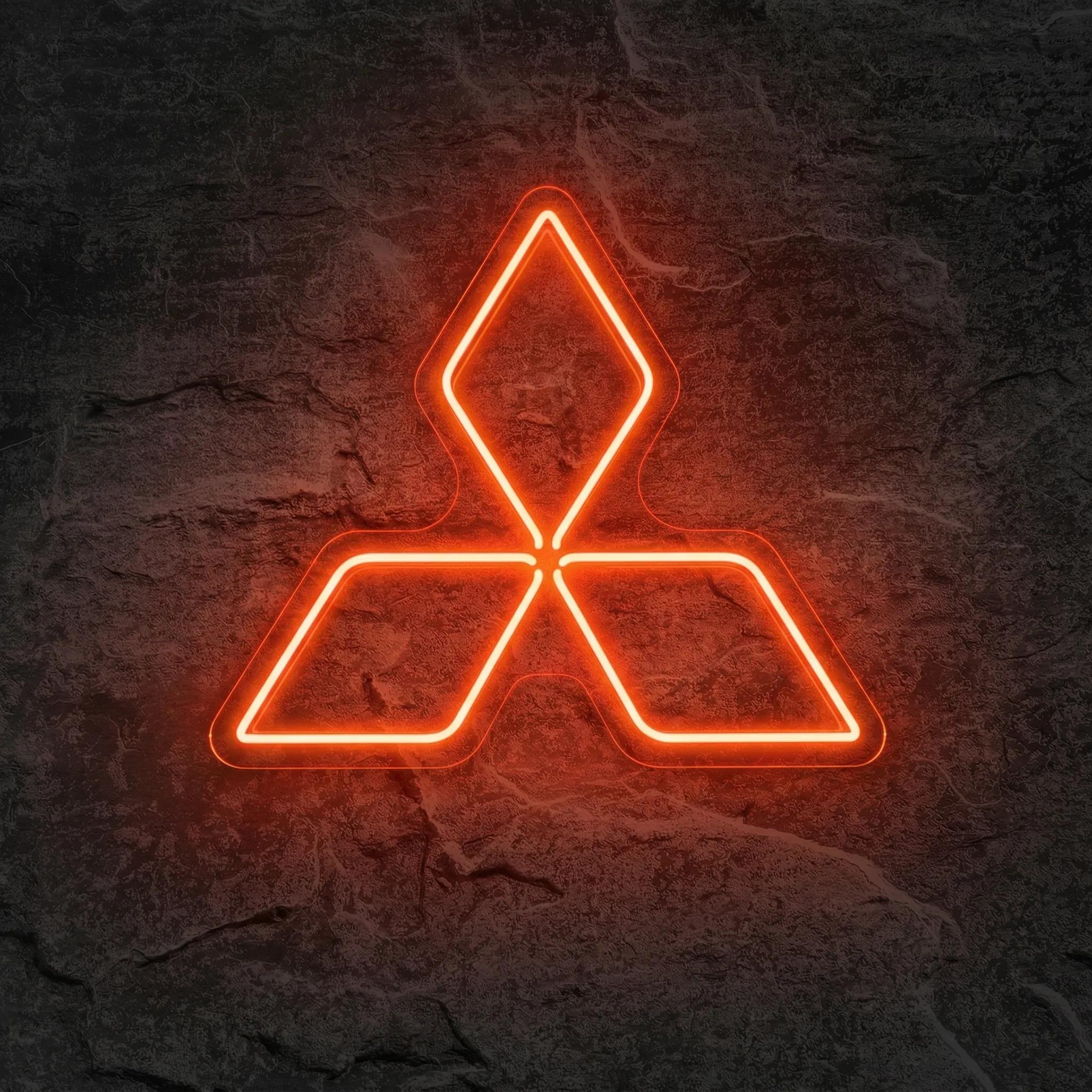 Néon Logo Mitsubishi - Néon personnalisé NeonStar
