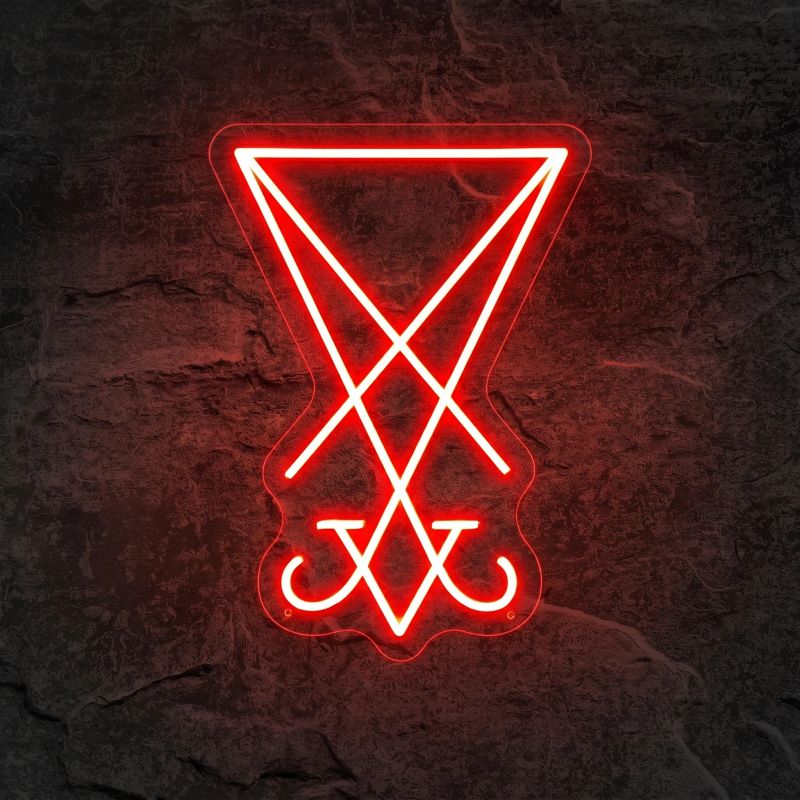 Néon Sigil de Lucifer - Néon personnalisé NeonStar