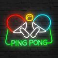 Miniature Néon Ping Pong - Néon personnalisé