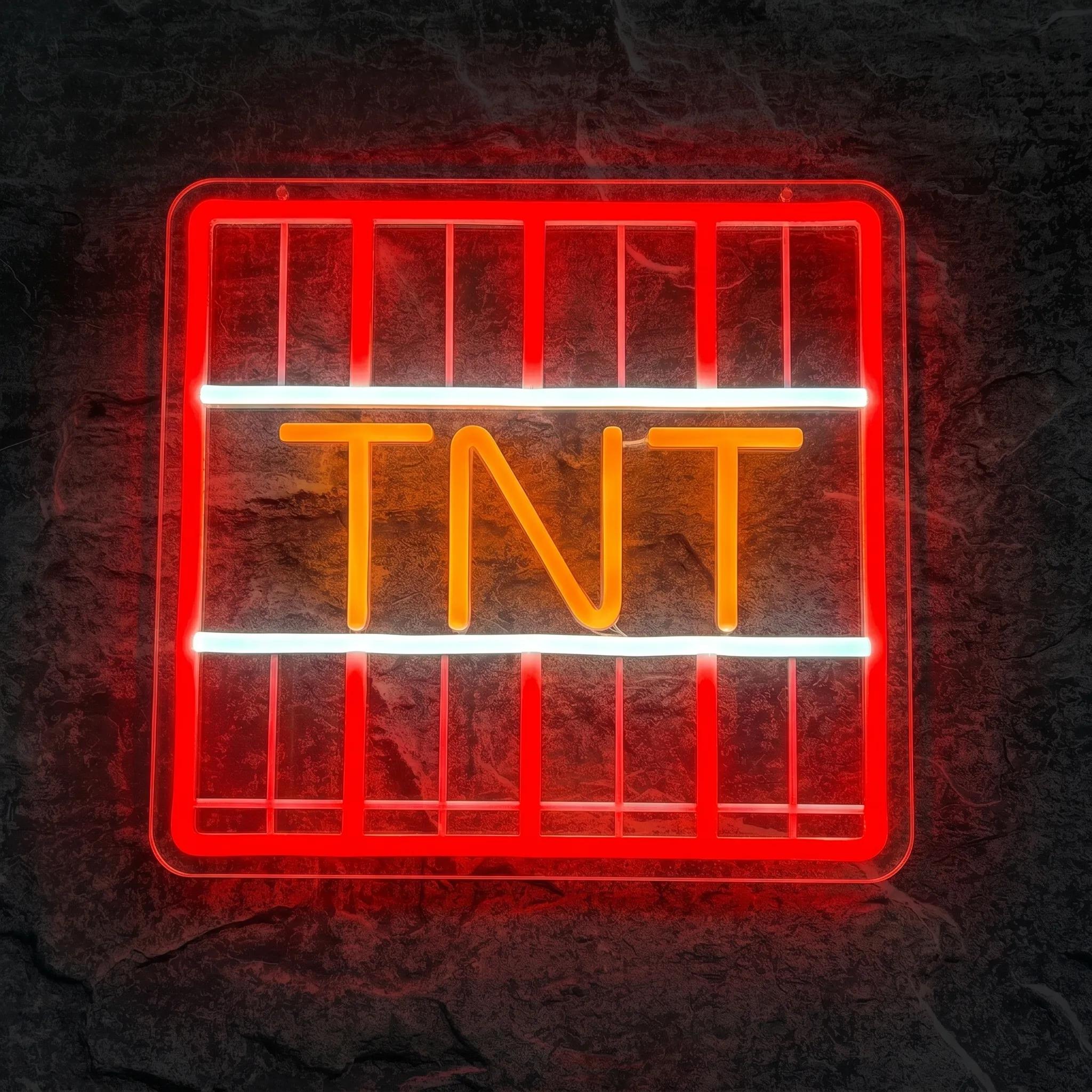 Néon Bloc TNT Minecraft - Néon personnalisé NeonStar