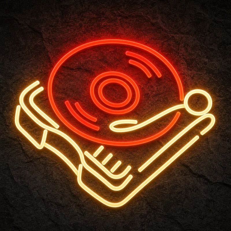 Néon Platine Vinyle - Néon personnalisé NeonStar