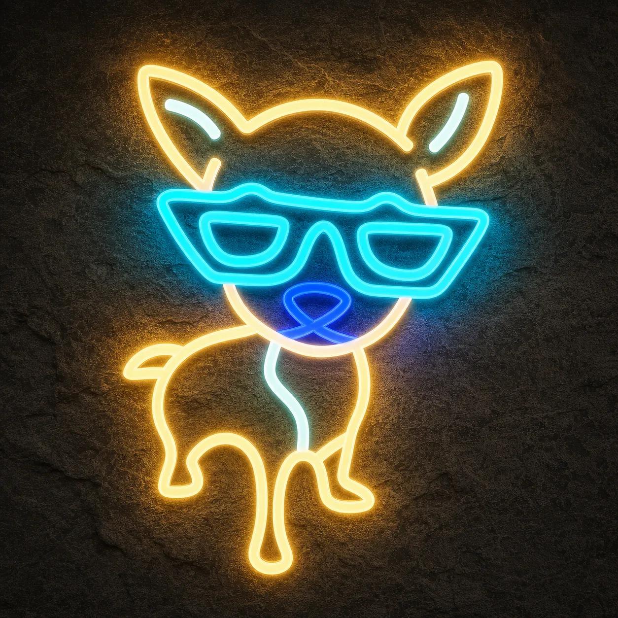 Néon Chihuahua - Néon personnalisé NeonStar