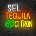 Miniature Néon Sel Tequila Citron - Néon personnalisé