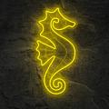 Miniature Néon Hippocampe Jaune - Néon personnalisé