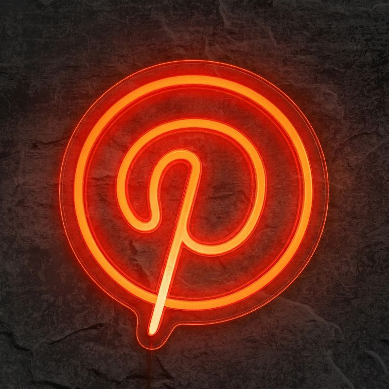 Néon Pinterest Logo - Néon personnalisé NeonStar