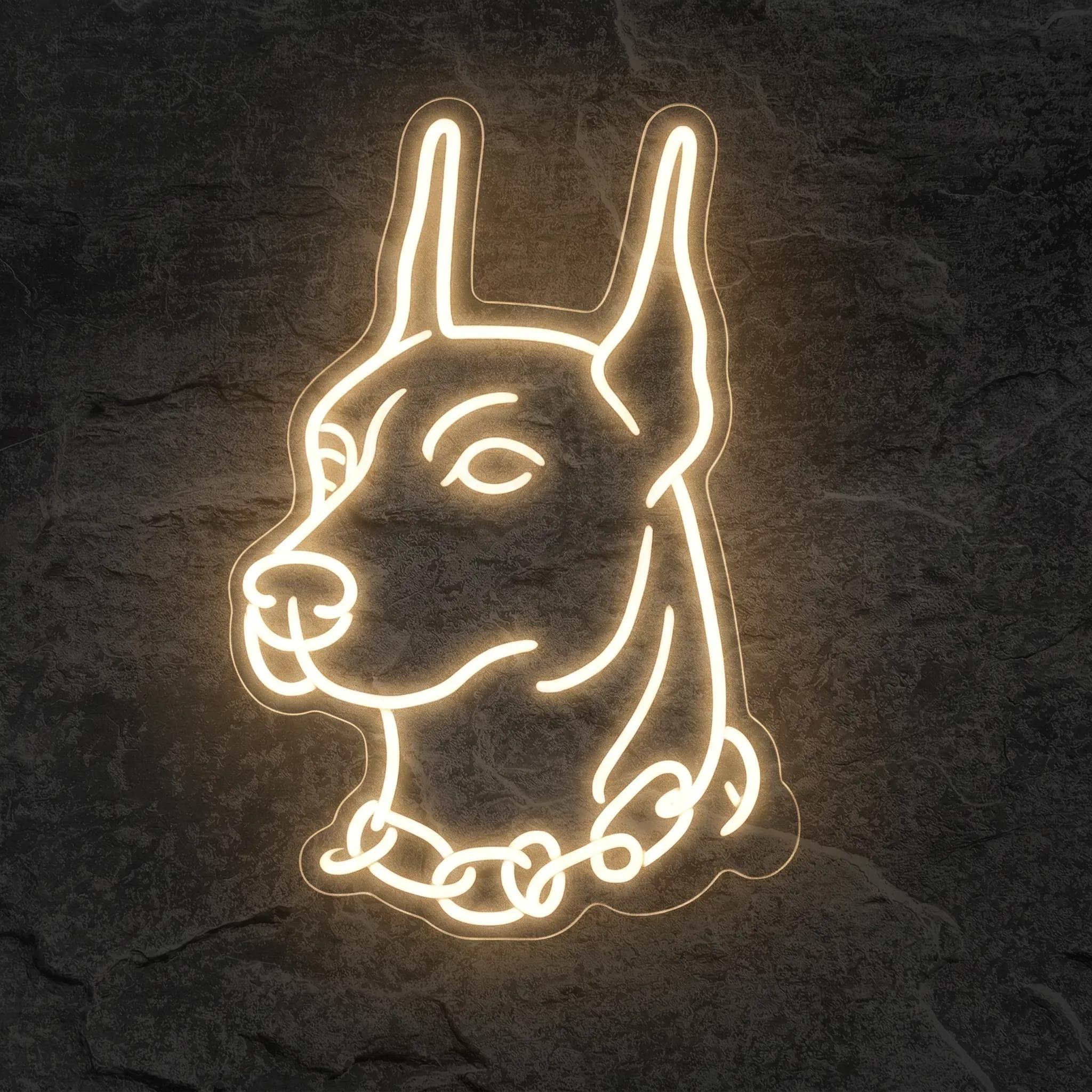 Néon Doberman - Néon personnalisé NeonStar