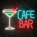 Miniature Néon Cocktails Coffee Bar - Néon personnalisé