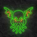 Miniature Néon Cthulhu - Néon personnalisé