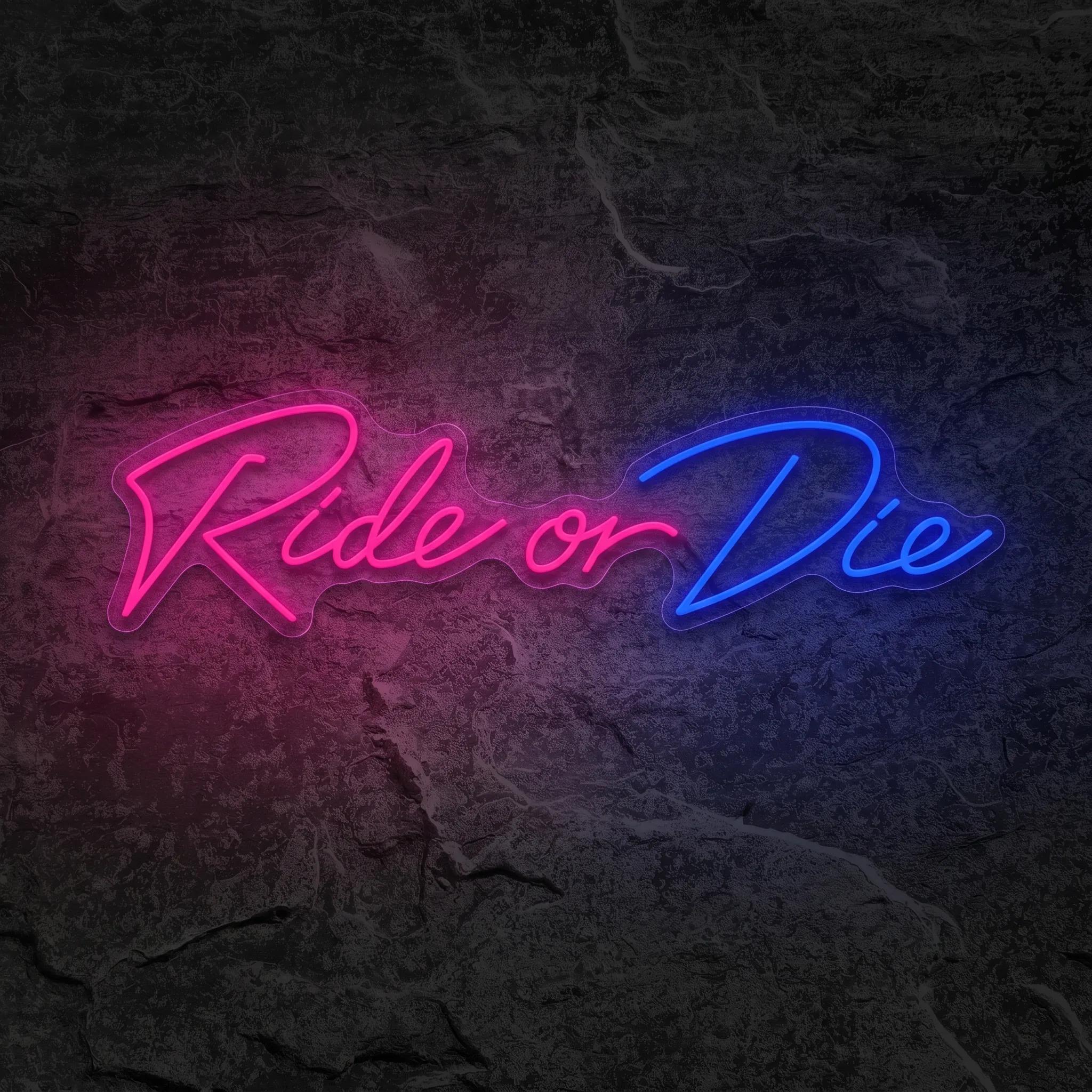 Néon Ride Or Die - Néon personnalisé NeonStar