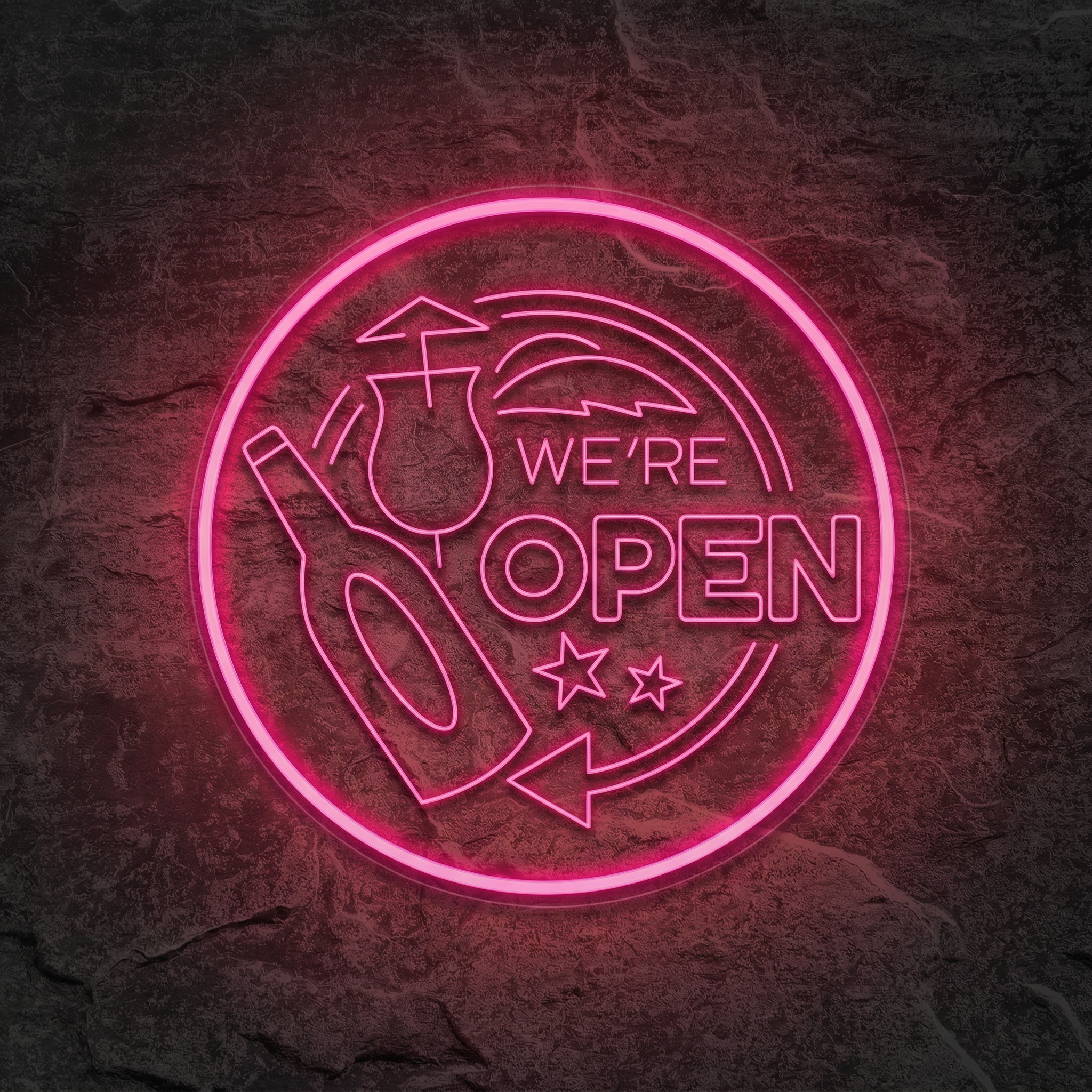Néon We Are Open - Néon personnalisé NeonStar