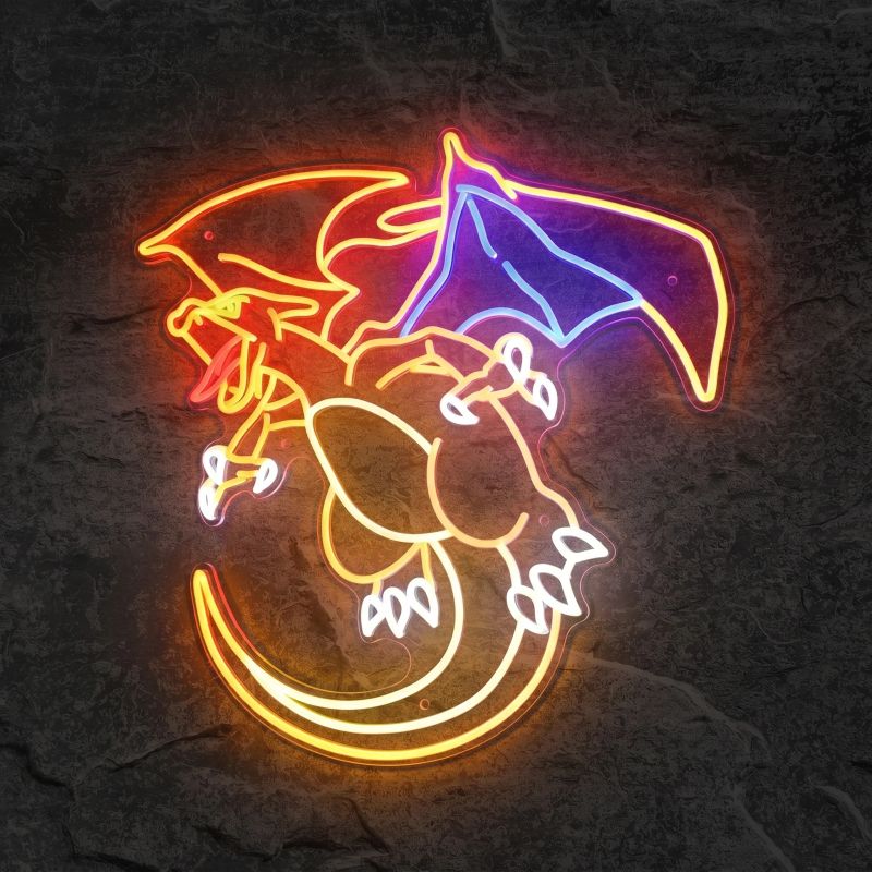Néon Dracaufeu - Néon personnalisé NeonStar