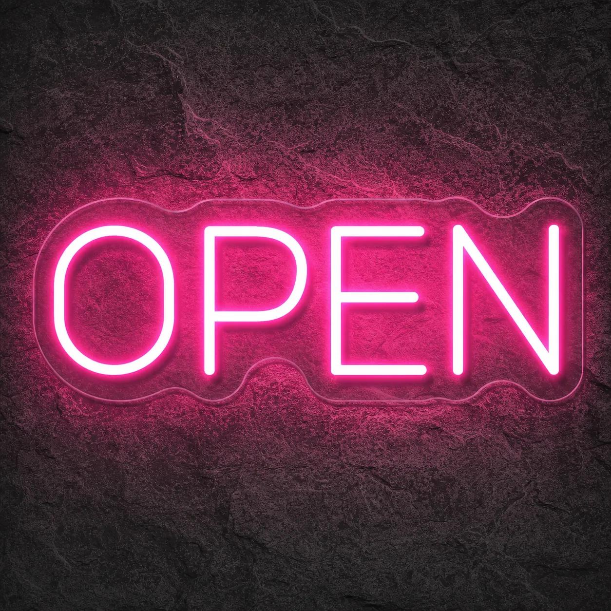Néon Open Rose - Néon personnalisé NeonStar