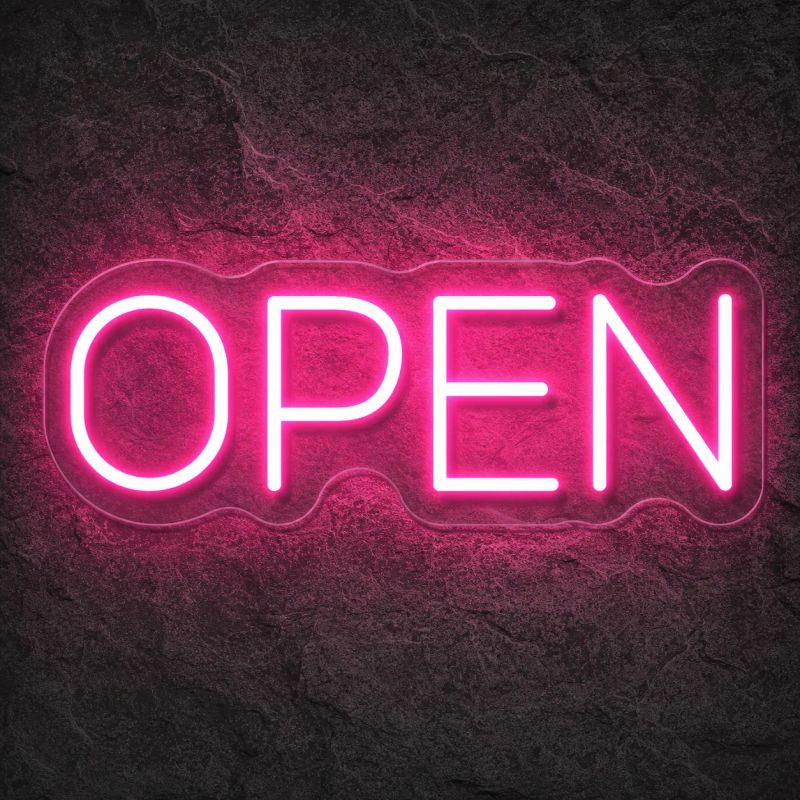 Néon Open Rose - Néon personnalisé NeonStar