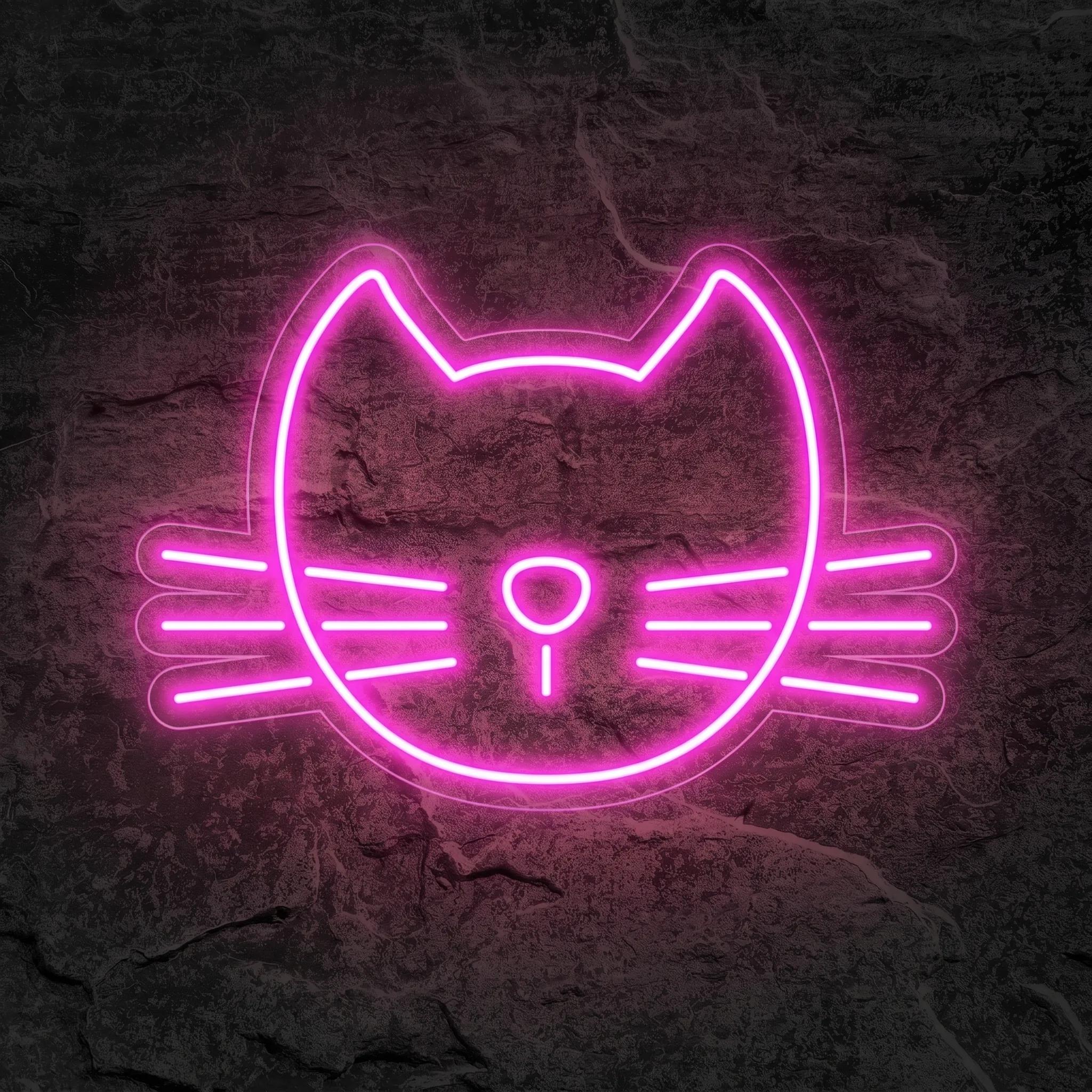 Néon Chat Rose - Néon personnalisé NeonStar