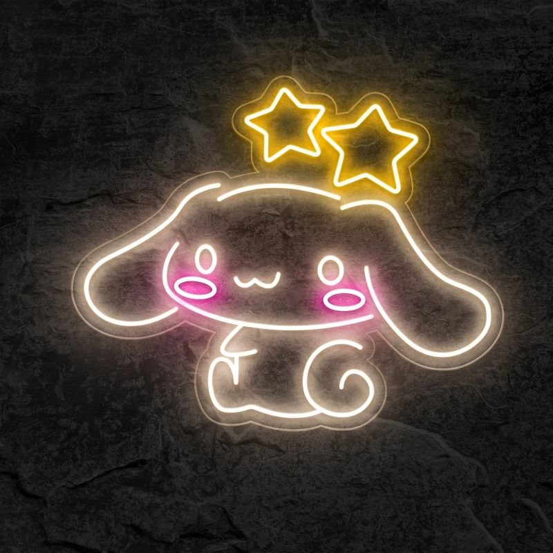 Néon Cinnamoroll Double Etoiles - Néon personnalisé NeonStar