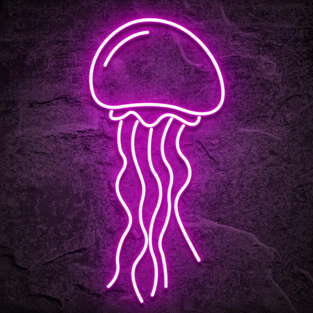 Néon Méduse Rose - Néon personnalisé NeonStar
