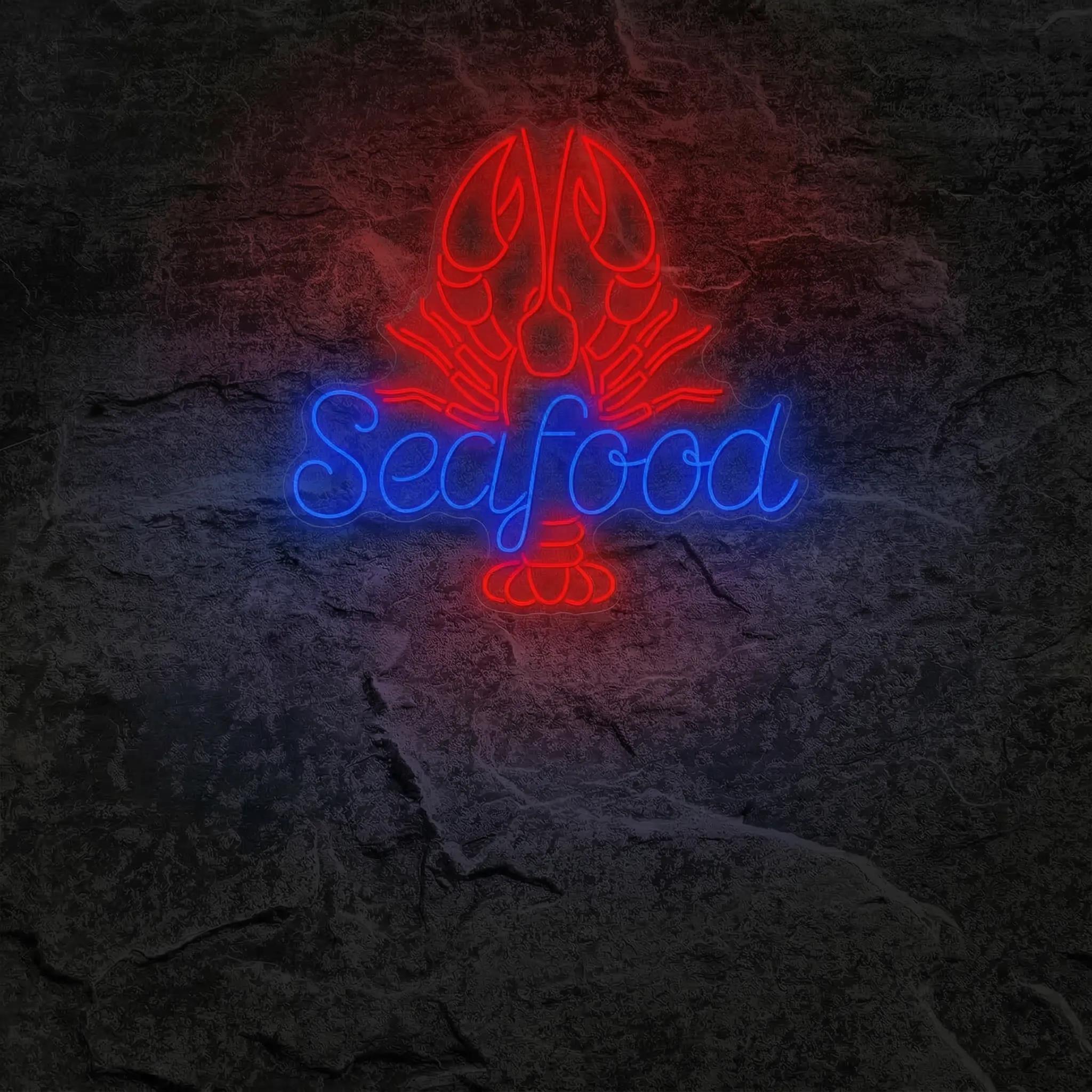 Néon Seafood - Néon personnalisé NeonStar
