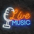 Miniature Néon Live Music - Néon personnalisé