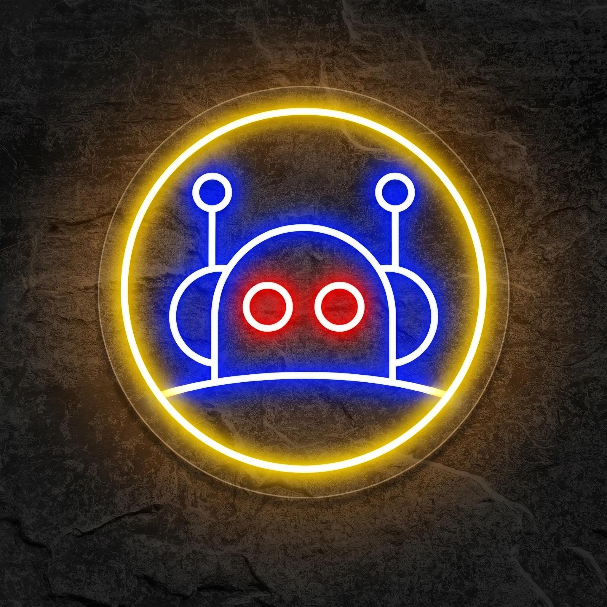 Néon Cochon Robot - Néon personnalisé NeonStar