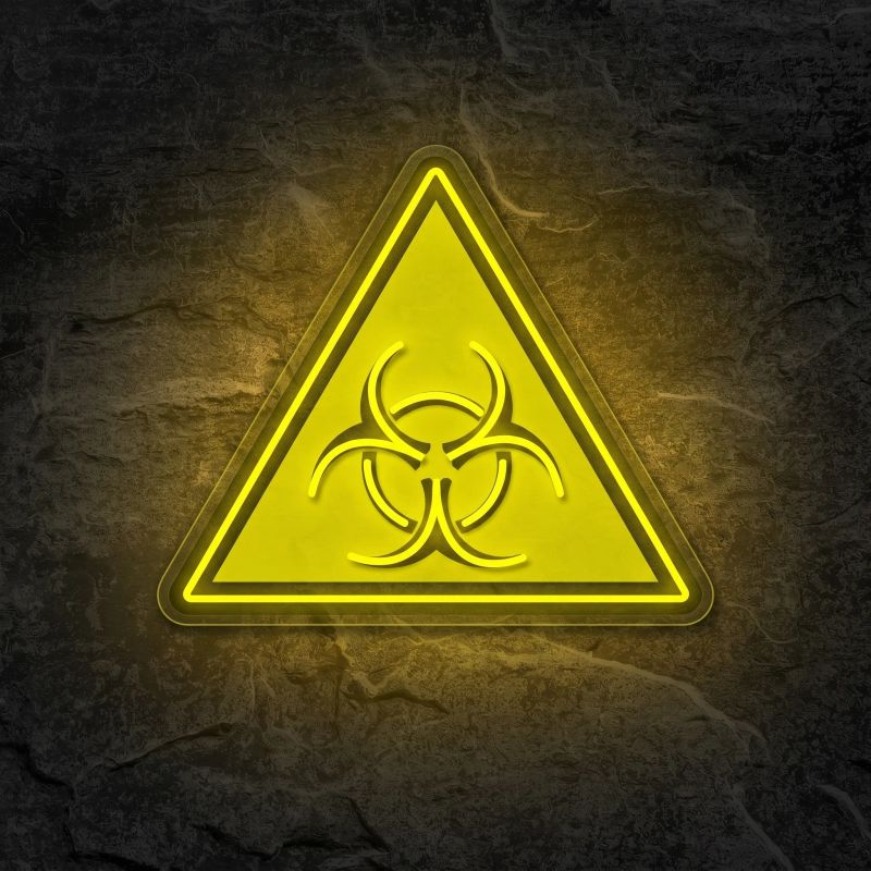 Néon Biohazard - Néon personnalisé NeonStar