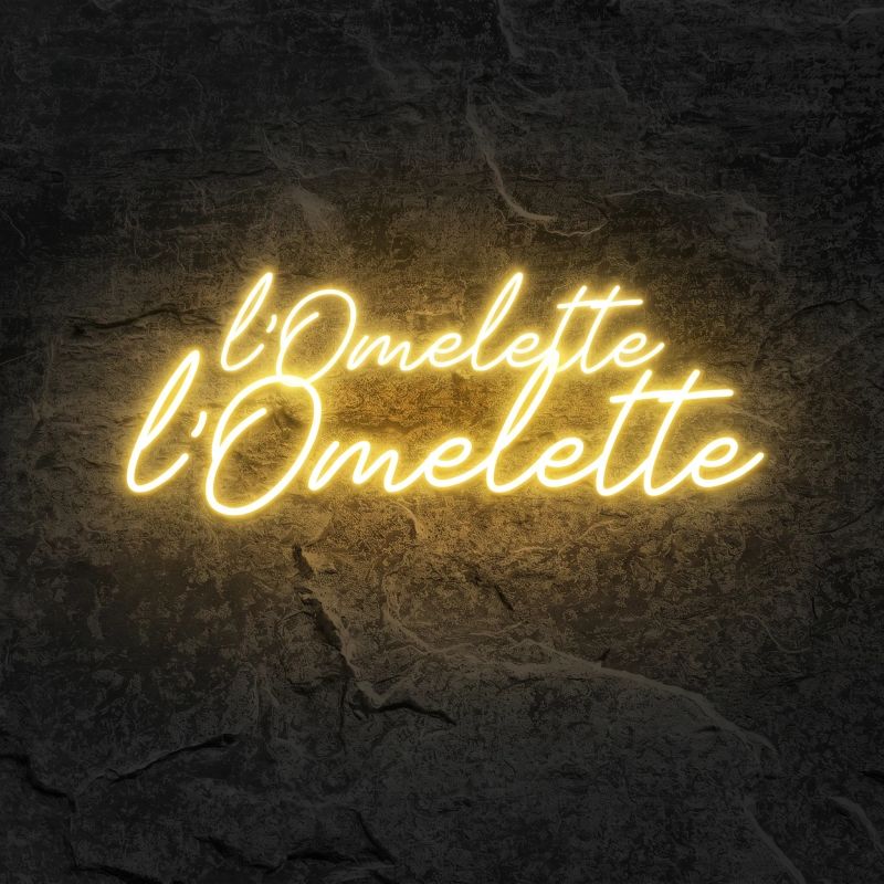 Néon L'Omelette - Néon personnalisé NeonStar