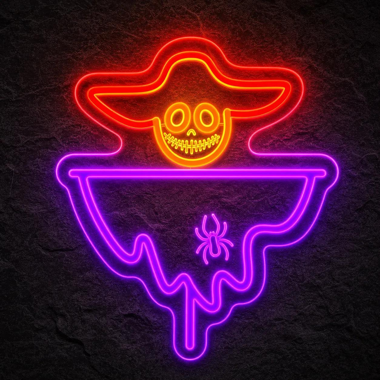 Néon Épouvantail Halloween - Néon personnalisé NeonStar