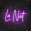 Miniature Néon La Nuit - Néon personnalisé