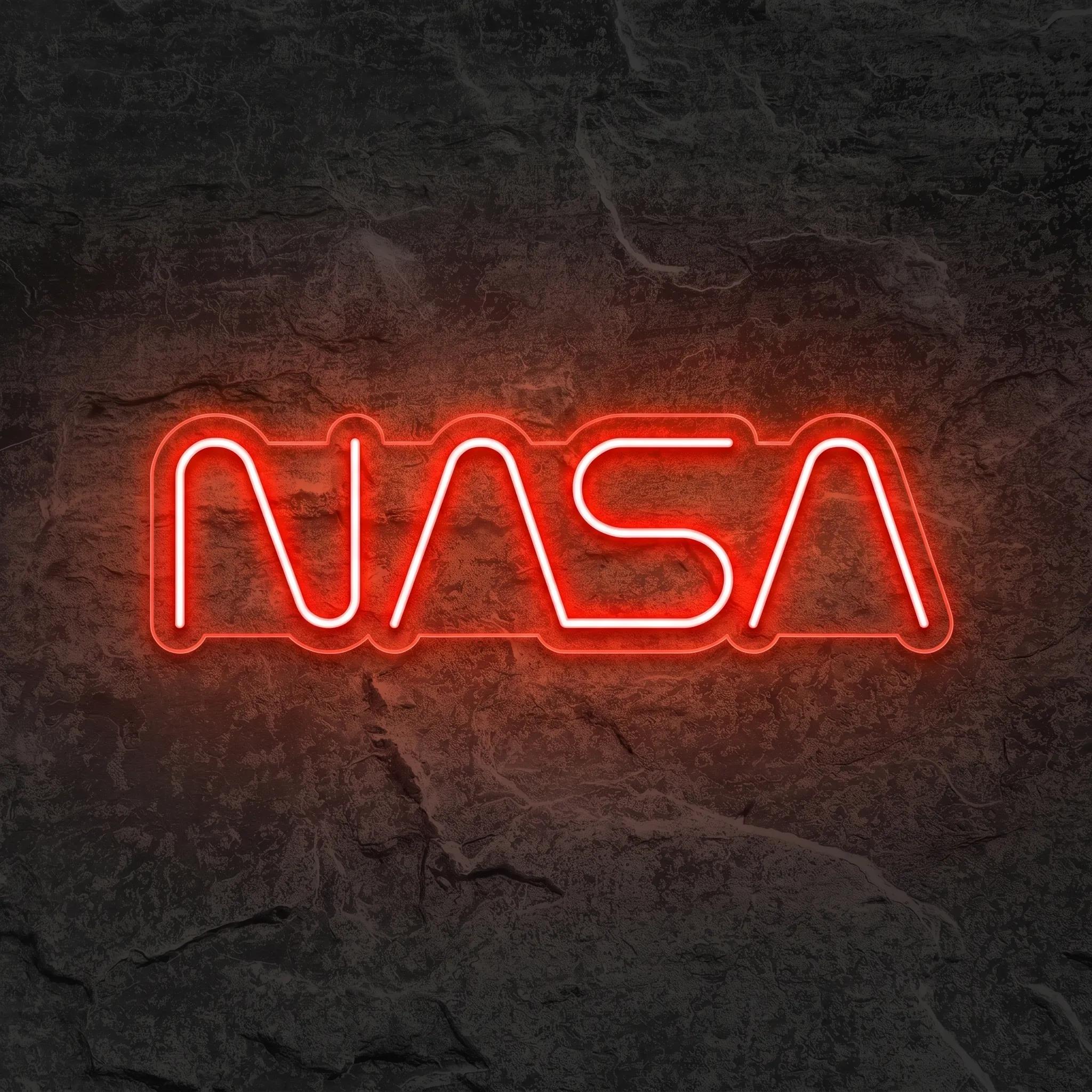 Néon NASA Rouge - Néon personnalisé NeonStar