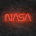 Miniature Néon NASA Rouge - Néon personnalisé