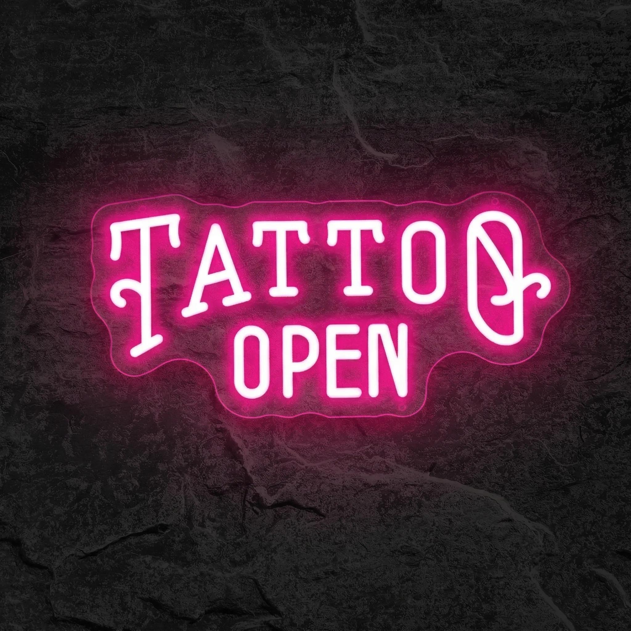 Néon Tattoo Open - Néon personnalisé NeonStar