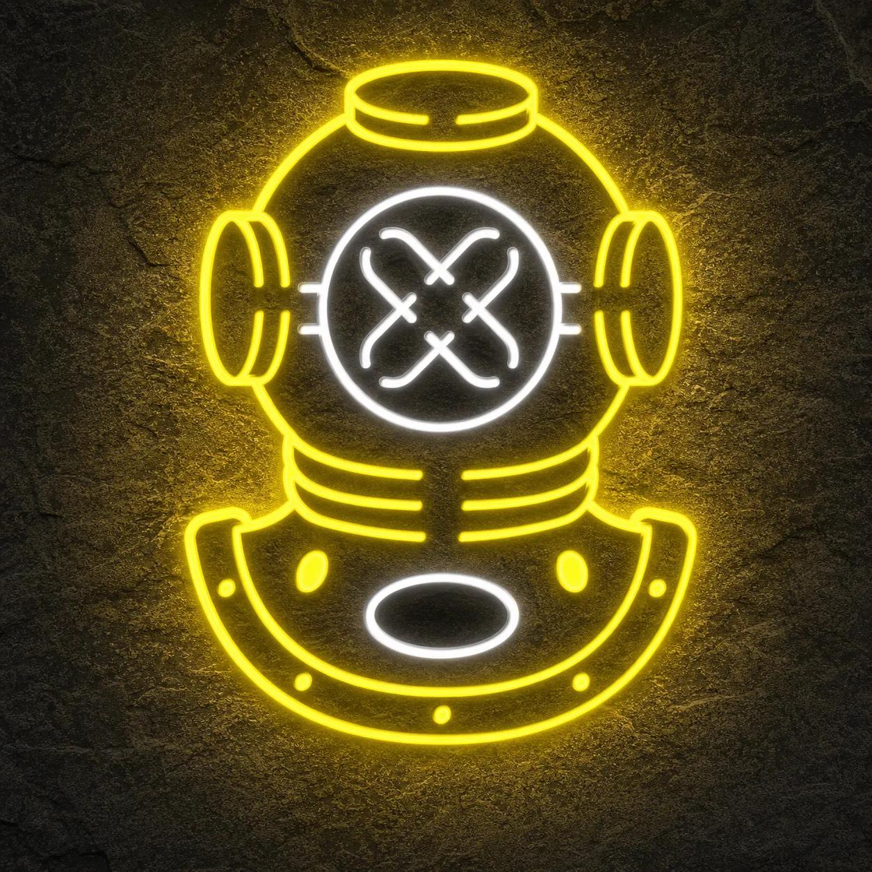 Néon Casque de Plongée  - Néon personnalisé NeonStar